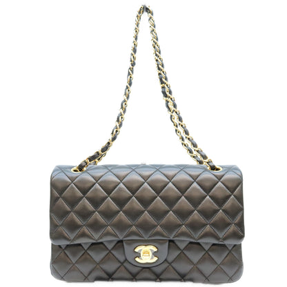 CHANEL シャネル 25番 A01112 黒 ラム ゴールド金具 マトラッセ25 ショルダーバッグ ショルダーバッグ