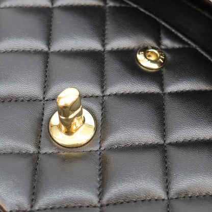 CHANEL シャネル 25番 A01112 黒 ラム ゴールド金具 マトラッセ25 ショルダーバッグ ショルダーバッグ