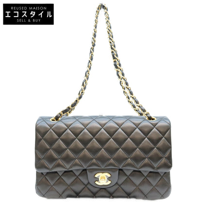 CHANEL シャネル 25番 A01112 黒 ラム ゴールド金具 マトラッセ25 ショルダーバッグ ショルダーバッグ