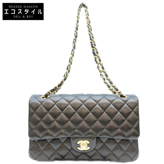CHANEL シャネル 25番 A01112 黒 ラム ゴールド金具 マトラッセ25 ショルダーバッグ ショルダーバッグ