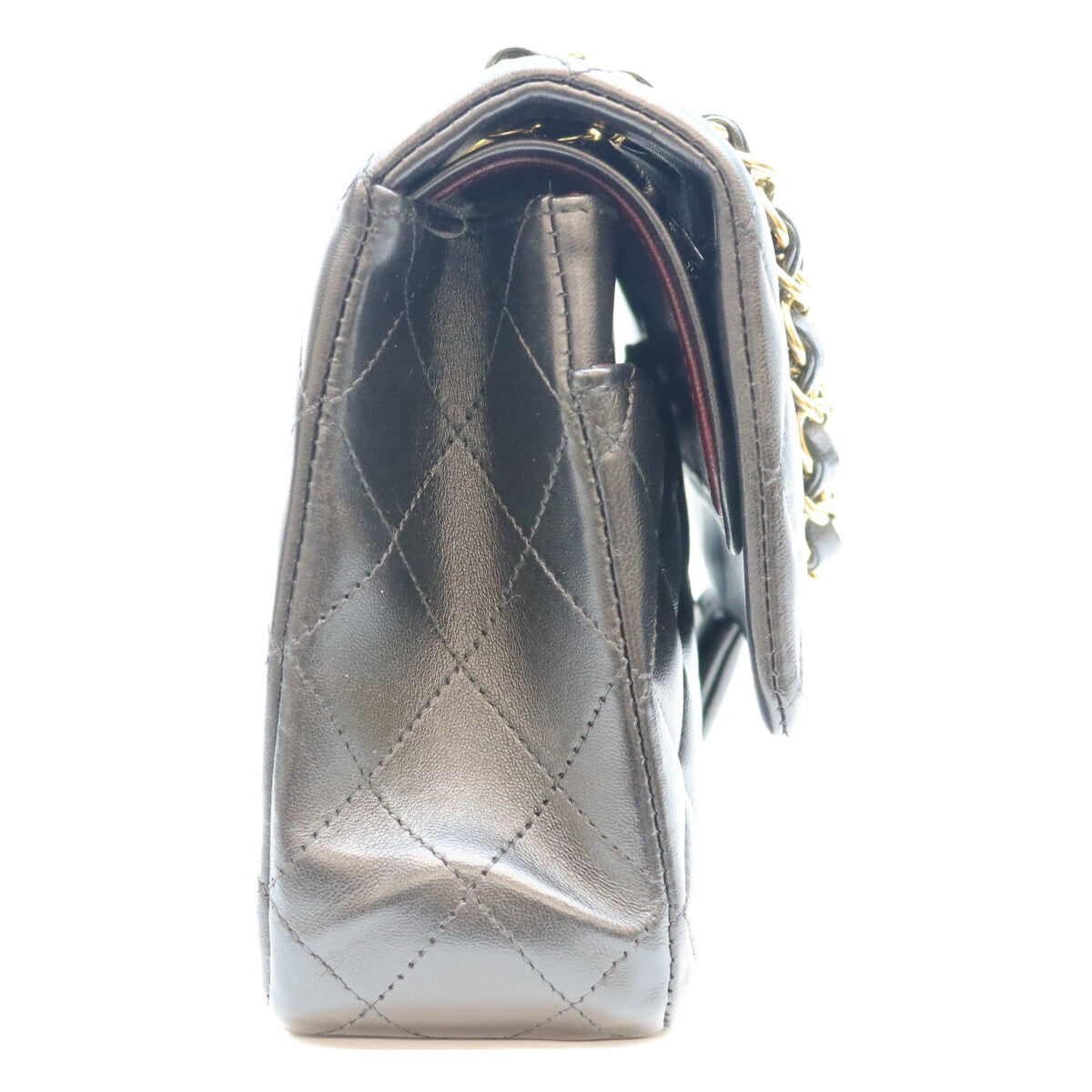 CHANEL シャネル 25番 A01112 黒 ラム ゴールド金具 マトラッセ25 ショルダーバッグ ショルダーバッグ