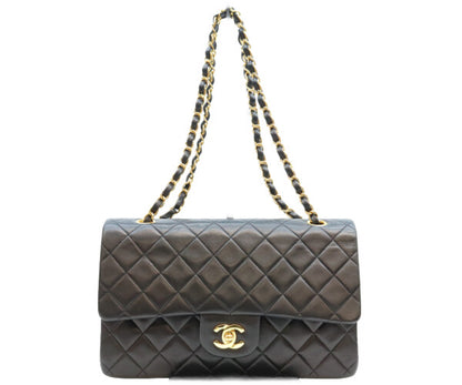 CHANEL シャネル 2番 A01112 黒 ラム ゴールド金具 マトラッセ25 ショルダーバッグ ショルダーバッグ