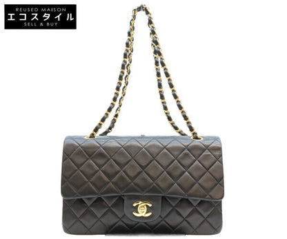 CHANEL シャネル 2番 A01112 黒 ラム ゴールド金具 マトラッセ25 ショルダーバッグ ショルダーバッグ