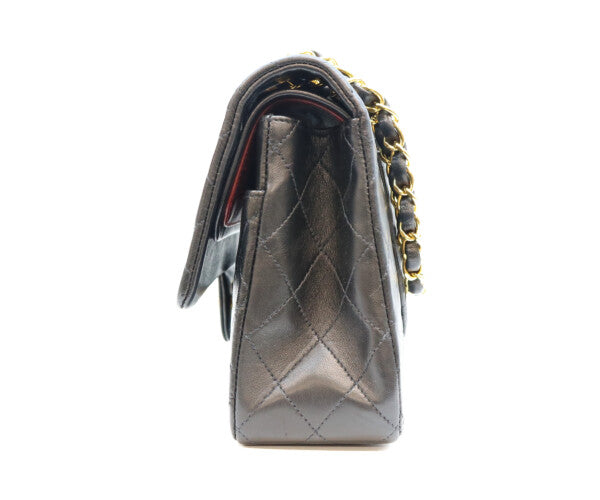 CHANEL シャネル 2番 A01112 黒 ラム ゴールド金具 マトラッセ25 ショルダーバッグ ショルダーバッグ