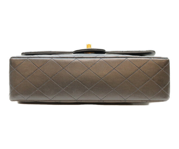 CHANEL シャネル 2番 A01112 黒 ラム ゴールド金具 マトラッセ25 ショルダーバッグ ショルダーバッグ