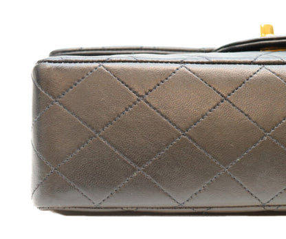 CHANEL シャネル 2番 A01112 黒 ラム ゴールド金具 マトラッセ25 ショルダーバッグ ショルダーバッグ