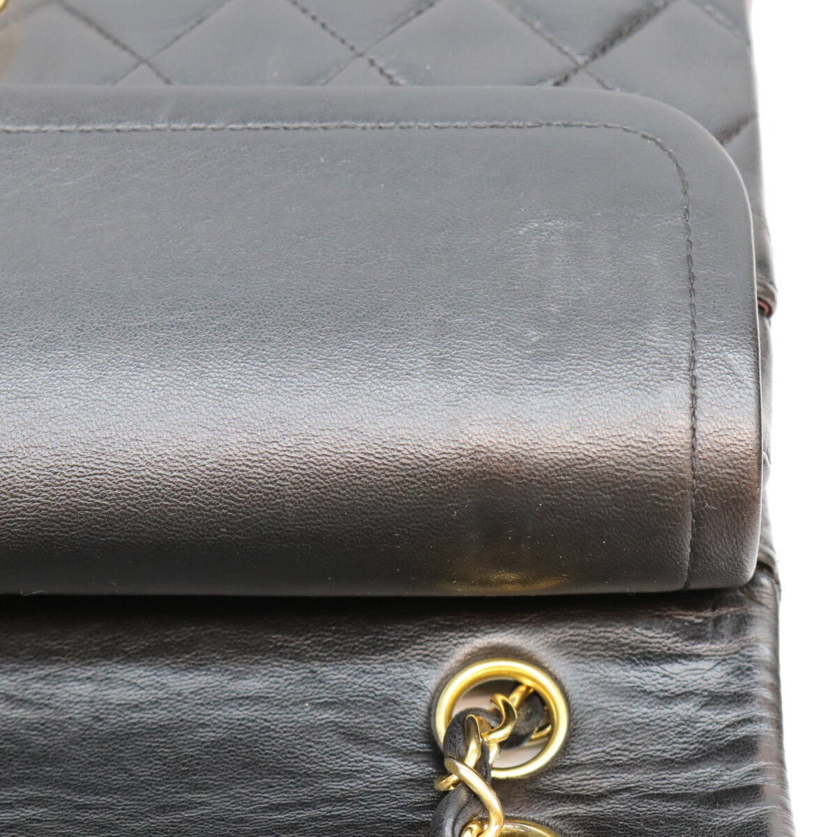 CHANEL シャネル 2番 A01112 黒 ラム ゴールド金具 マトラッセ25 ショルダーバッグ ショルダーバッグ