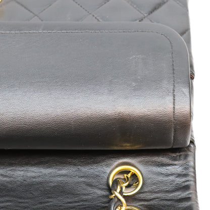 CHANEL シャネル 2番 A01112 黒 ラム ゴールド金具 マトラッセ25 ショルダーバッグ ショルダーバッグ