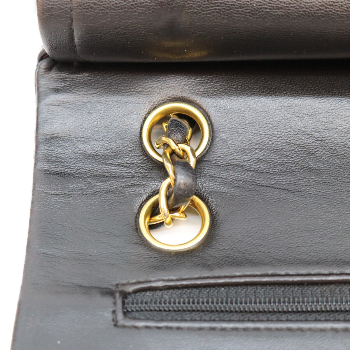 CHANEL シャネル 2番 A01112 黒 ラム ゴールド金具 マトラッセ25 ショルダーバッグ ショルダーバッグ