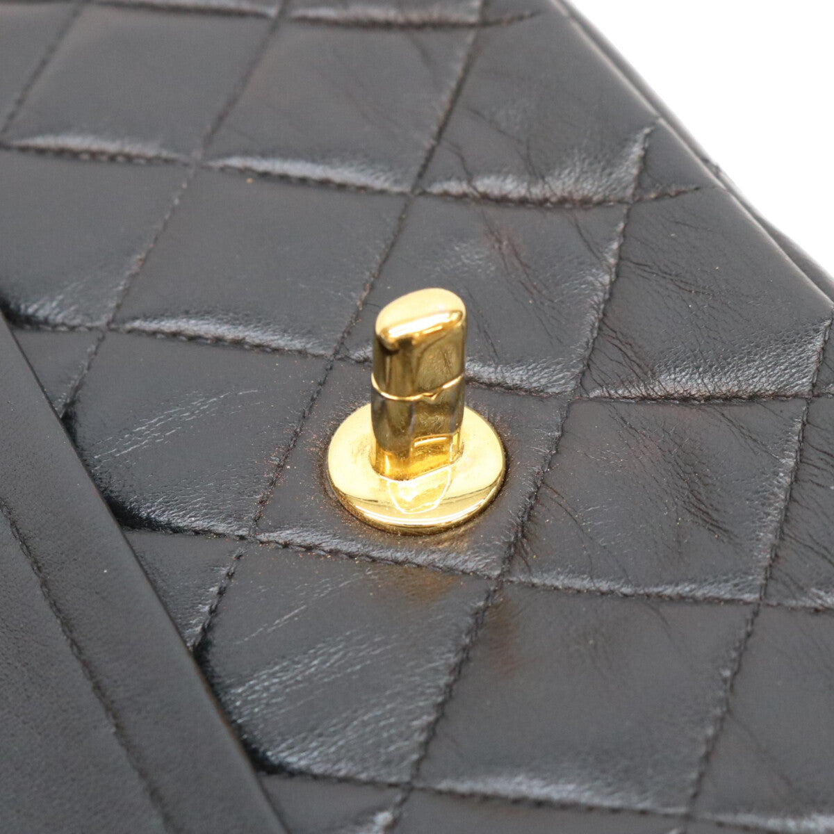 CHANEL シャネル 2番 A01112 黒 ラム ゴールド金具 マトラッセ25 ショルダーバッグ ショルダーバッグ