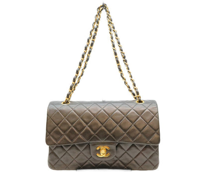 CHANEL シャネル 2番 A01112 黒 ラム ゴールド金具 マトラッセ25 ショルダーバッグ ショルダーバッグ