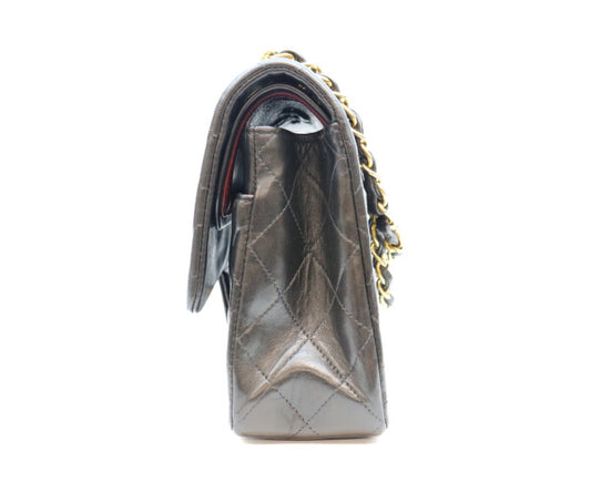 CHANEL シャネル 2番 A01112 黒 ラム ゴールド金具 マトラッセ25 ショルダーバッグ ショルダーバッグ