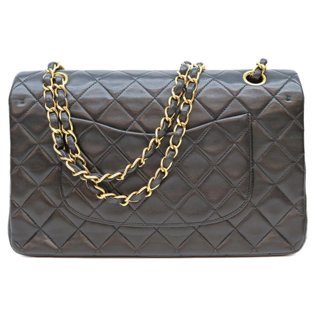 CHANEL シャネル 2番 A01112 黒 ラム ゴールド金具 マトラッセ25 ショルダーバッグ ショルダーバッグ