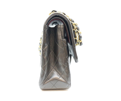 CHANEL シャネル 2番 A01112 黒 ラム ゴールド金具 マトラッセ25 ショルダーバッグ ショルダーバッグ