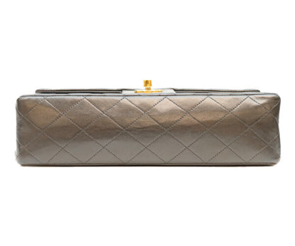 CHANEL シャネル 2番 A01112 黒 ラム ゴールド金具 マトラッセ25 ショルダーバッグ ショルダーバッグ