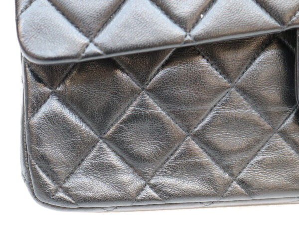 CHANEL シャネル 2番 A01112 黒 ラム ゴールド金具 マトラッセ25 ショルダーバッグ ショルダーバッグ