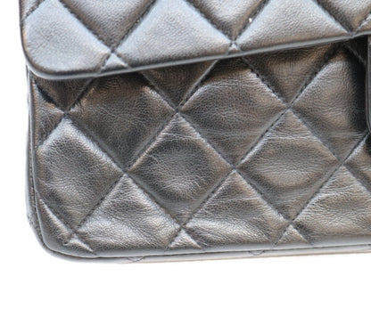 CHANEL シャネル 2番 A01112 黒 ラム ゴールド金具 マトラッセ25 ショルダーバッグ ショルダーバッグ