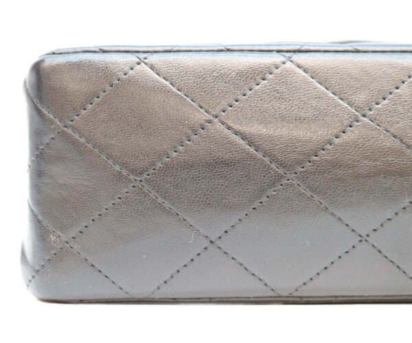 CHANEL シャネル 2番 A01112 黒 ラム ゴールド金具 マトラッセ25 ショルダーバッグ ショルダーバッグ