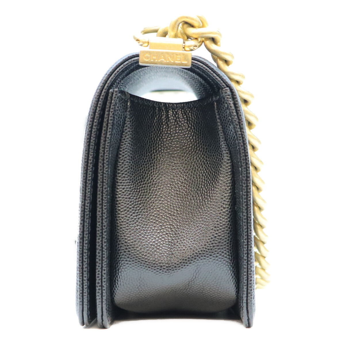 CHANEL シャネル A67085 黒 キャビア ゴールド金具 ボーイシャネル20スモール バッグ ショルダーバッグ