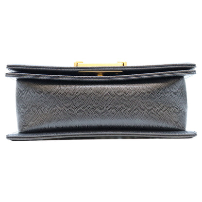 CHANEL シャネル A67085 黒 キャビア ゴールド金具 ボーイシャネル20スモール バッグ ショルダーバッグ