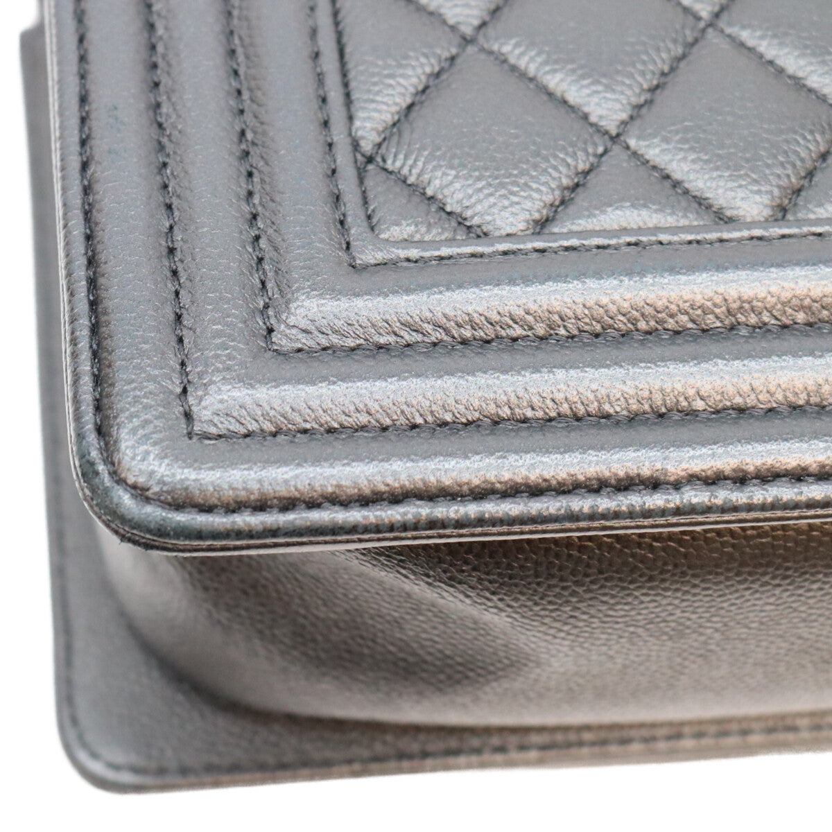CHANEL シャネル 24番 A67086 黒 キャビア ソーブラック金具 ボーイシャネル25 ミディアム バッグ ショルダーバッグ