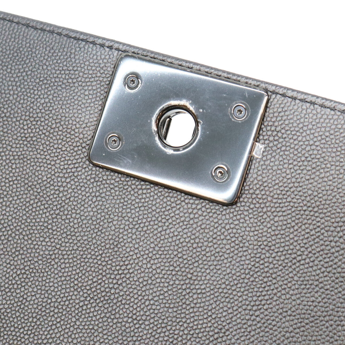CHANEL シャネル 24番 A67086 黒 キャビア ソーブラック金具 ボーイシャネル25 ミディアム バッグ ショルダーバッグ
