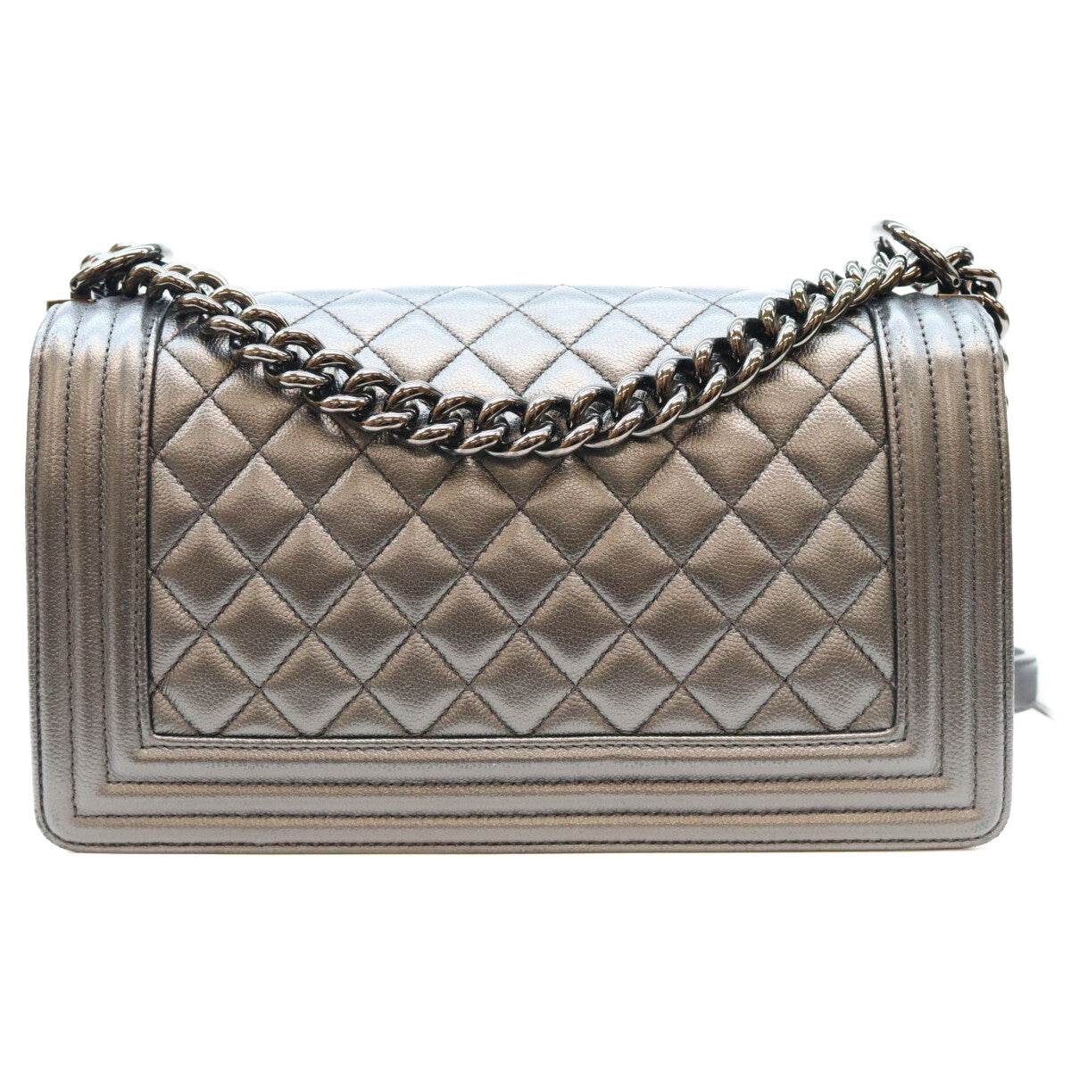 CHANEL シャネル 24番 A67086 黒 キャビア ソーブラック金具 ボーイシャネル25 ミディアム バッグ ショルダーバッグ