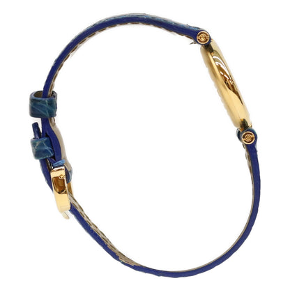 Cartier カルティエ 80-90s 925 マストヴァンドームSM ヴェルメイユ クロコ クロワゾネ文字盤 QZ 時計 腕時計
