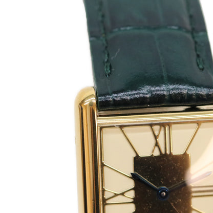 Cartier カルティエ 82-95s 925 マストタンクLM ヴェルメイユ クロワゾネ文字盤 QZ 時計 腕時計