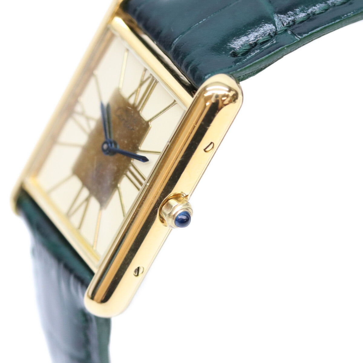 Cartier カルティエ 82-95s 925 マストタンクLM ヴェルメイユ クロワゾネ文字盤 QZ 時計 腕時計