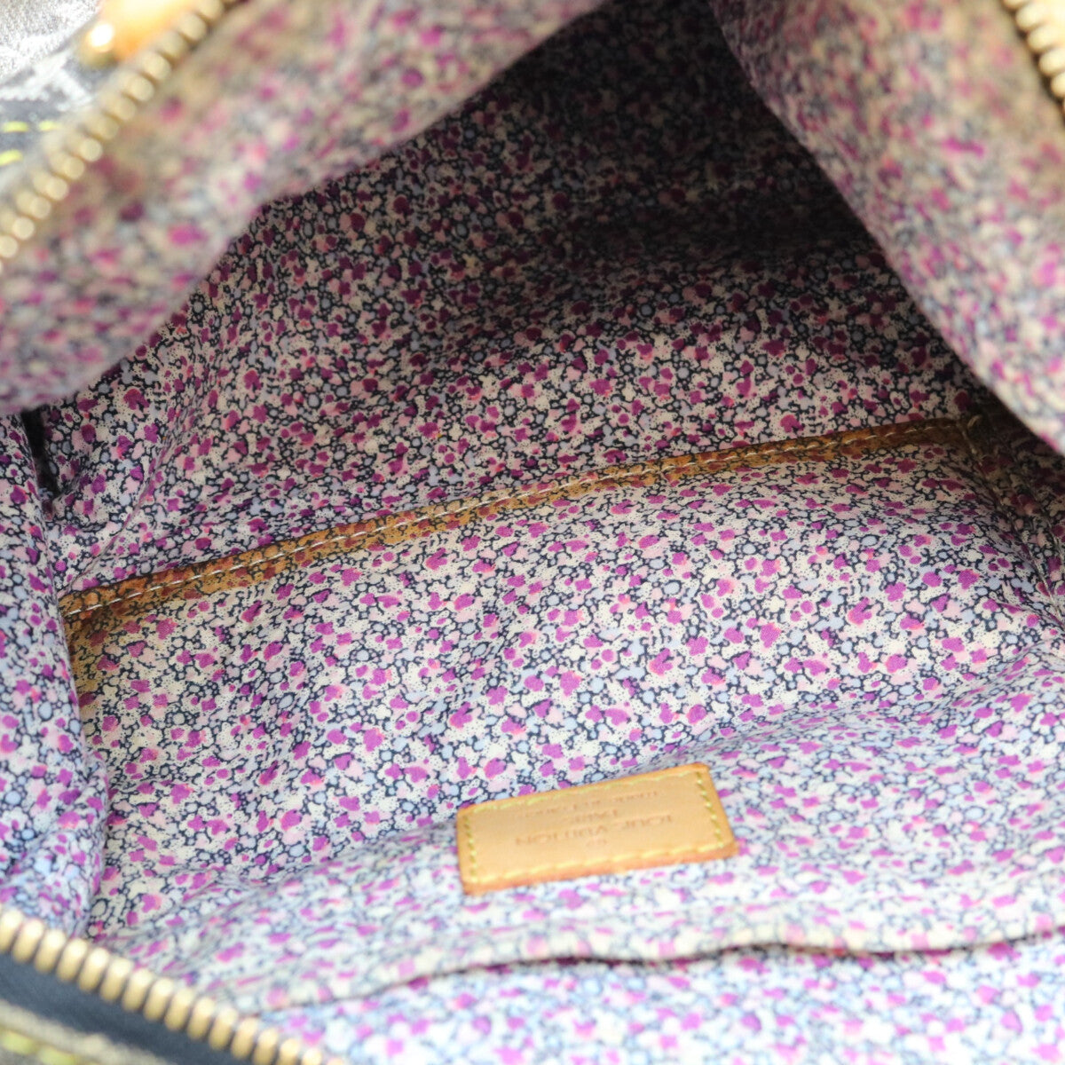 LOUIS VUITTON ルイヴィトン 07年 M95381 モノグラムデニム パッチワーク 黒 スピーデ30 ボストンバッグ ボストンバッグ