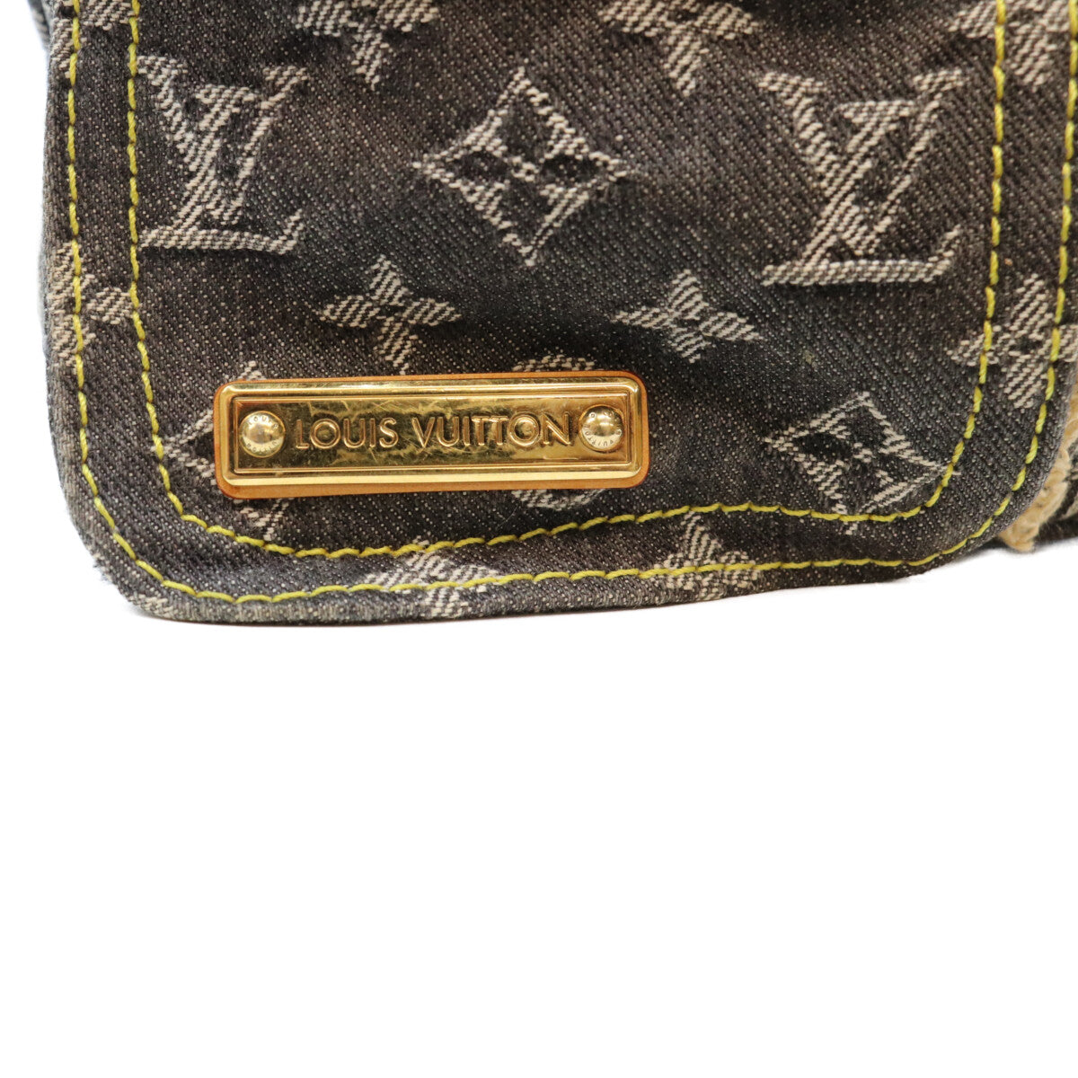 LOUIS VUITTON ルイヴィトン 07年 M95381 モノグラムデニム パッチワーク 黒 スピーデ30 ボストンバッグ ボストンバッグ