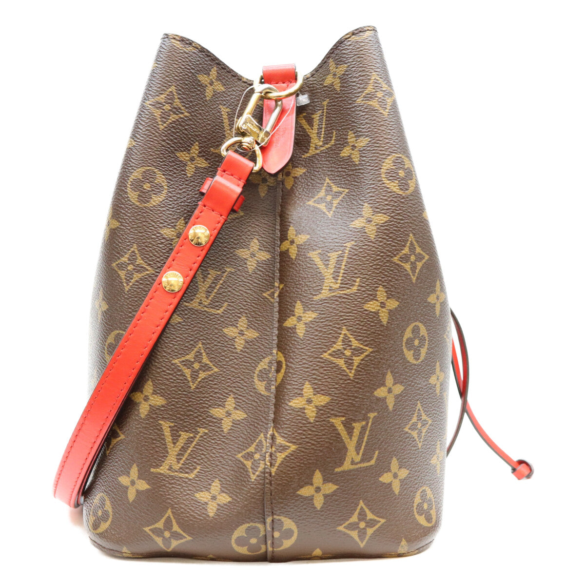 LOUIS VUITTON ルイヴィトン 18年 M44021 モノグラム コクリコレッド ネオノエMM ショルダーバッグ ショルダーバッグ