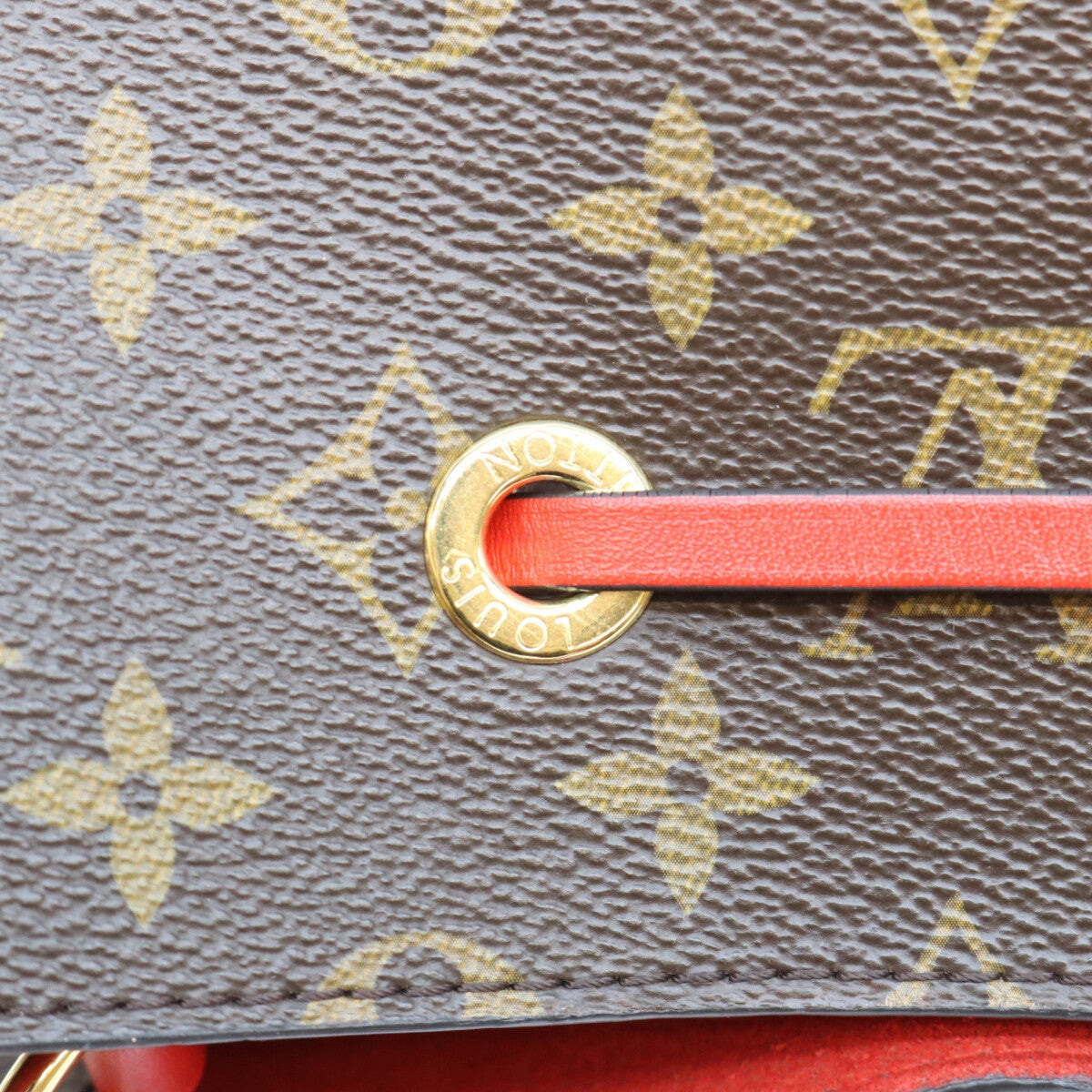 LOUIS VUITTON ルイヴィトン 18年 M44021 モノグラム コクリコレッド ネオノエMM ショルダーバッグ ショルダーバッグ
