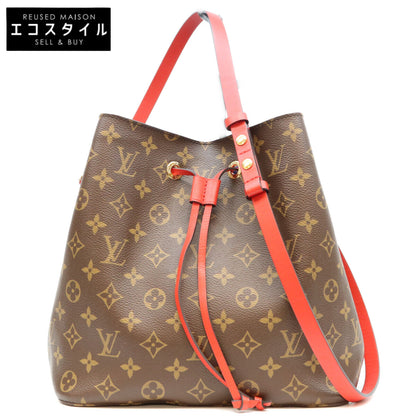 LOUIS VUITTON ルイヴィトン 17年 M44021 モノグラム コクリコレッド ネオノエMM ショルダーバッグ ショルダーバッグ
