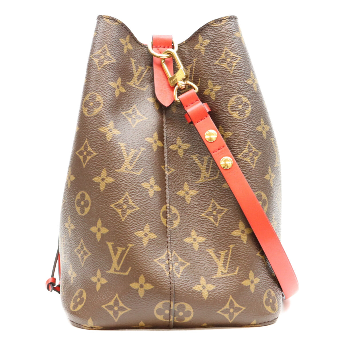 LOUIS VUITTON ルイヴィトン 17年 M44021 モノグラム コクリコレッド ネオノエMM ショルダーバッグ ショルダーバッグ