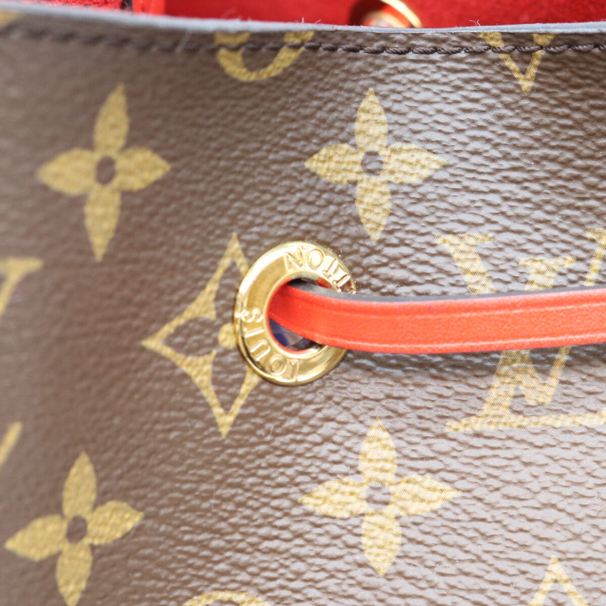 LOUIS VUITTON ルイヴィトン 17年 M44021 モノグラム コクリコレッド ネオノエMM ショルダーバッグ ショルダーバッグ