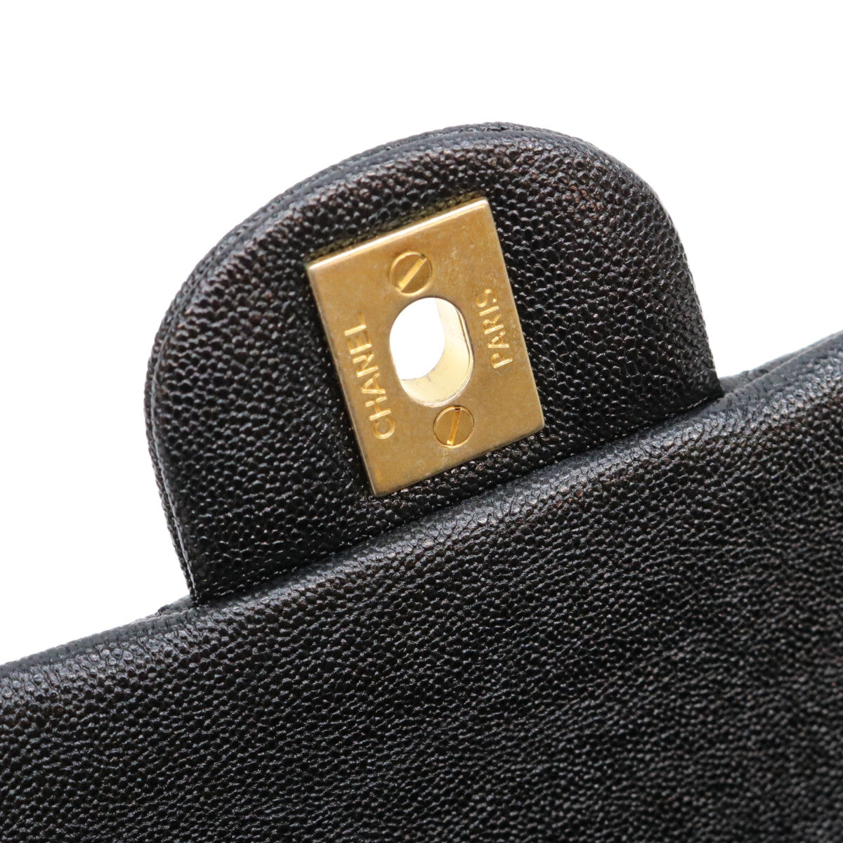 CHANEL シャネル 31番 AS2431 黒 キャビア ゴールド金具 トップハンドルミニマトラッセ20 ショルダーバッグ ショルダーバッグ