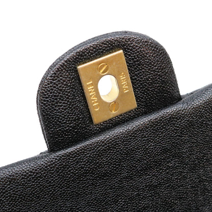CHANEL シャネル 31番 AS2431 黒 キャビア ゴールド金具 トップハンドルミニマトラッセ20 ショルダーバッグ ショルダーバッグ