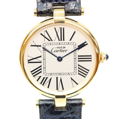 Cartier カルティエ 925 W1005454 マスト ヴァンドームLM オパラン シルバー文字盤 QZ 腕時計