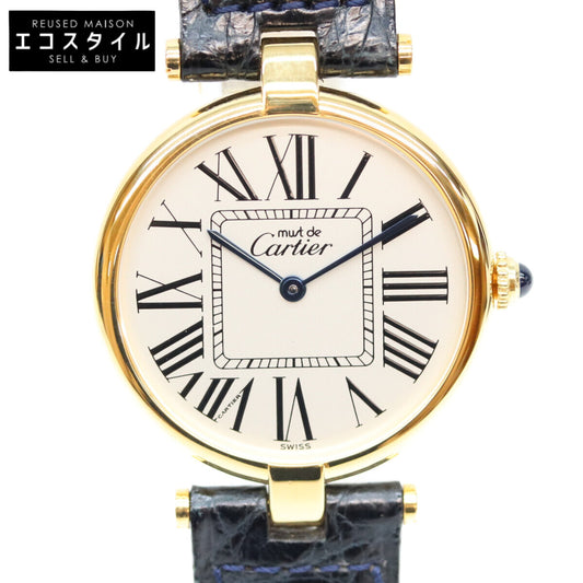 Cartier カルティエ 925 W1005454 マスト ヴァンドームLM オパラン シルバー文字盤 QZ 腕時計