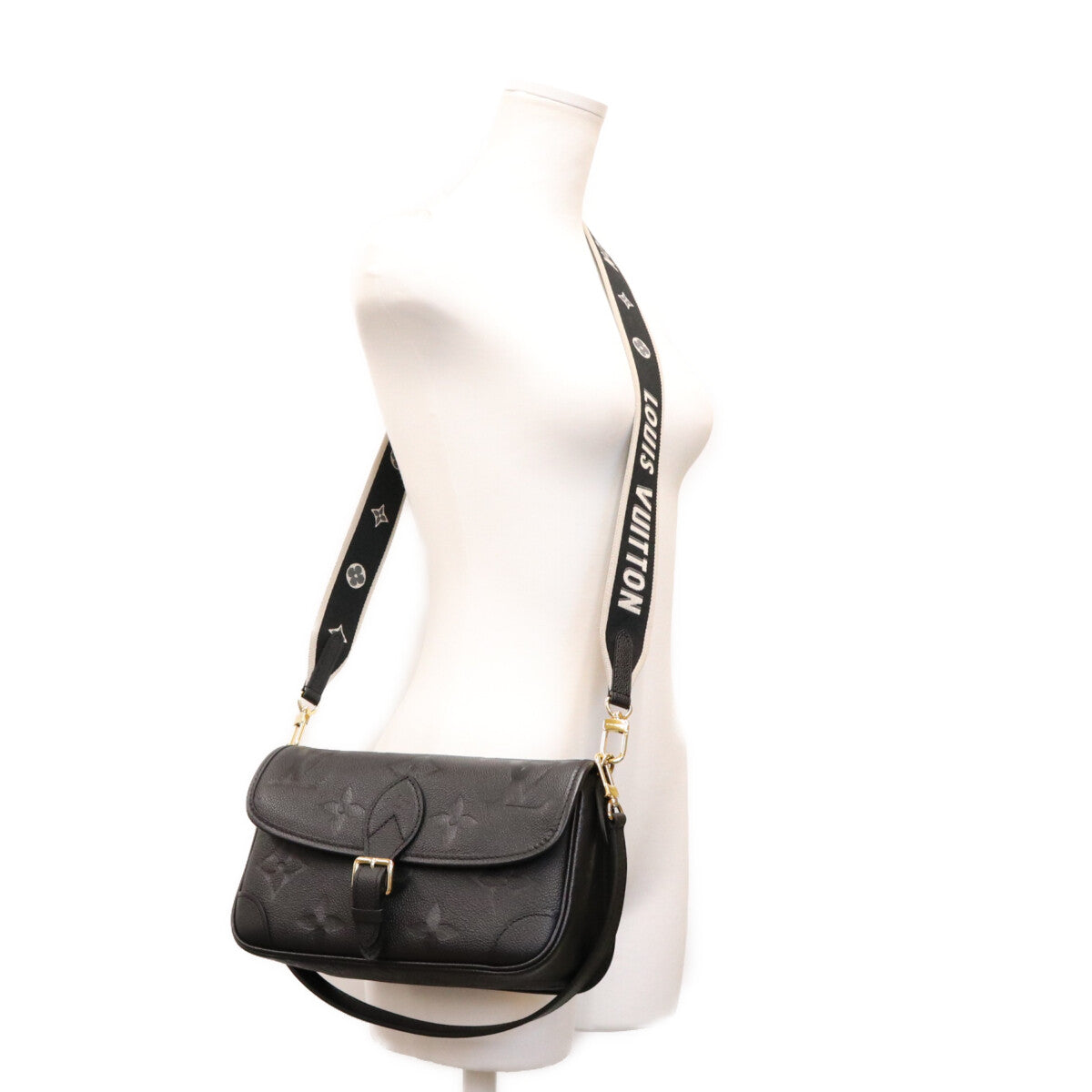 LOUIS VUITTON ルイヴィトン M46386 アンプラント ノワール ディアヌ NM PM ショルダーバック ショルダーバッグ