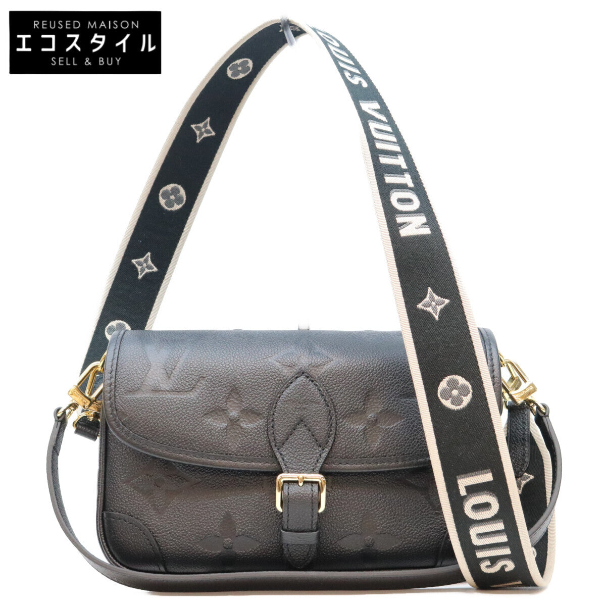 LOUIS VUITTON ルイヴィトン M46386 アンプラント ノワール ディアヌ NM PM ショルダーバック ショルダーバッグ