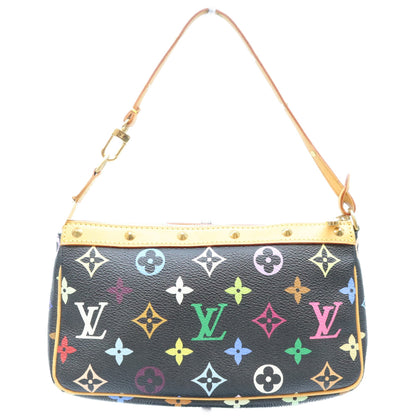 LOUIS VUITTON ルイヴィトン 3年 M92648 モノグラムマルチカラー ノワール ポシェット アクセソワール ハンドバッグ