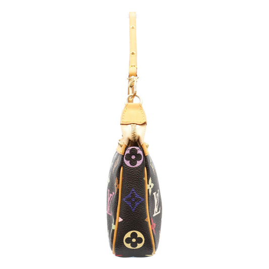 LOUIS VUITTON ルイヴィトン 3年 M92648 モノグラムマルチカラー ノワール ポシェット アクセソワール ハンドバッグ