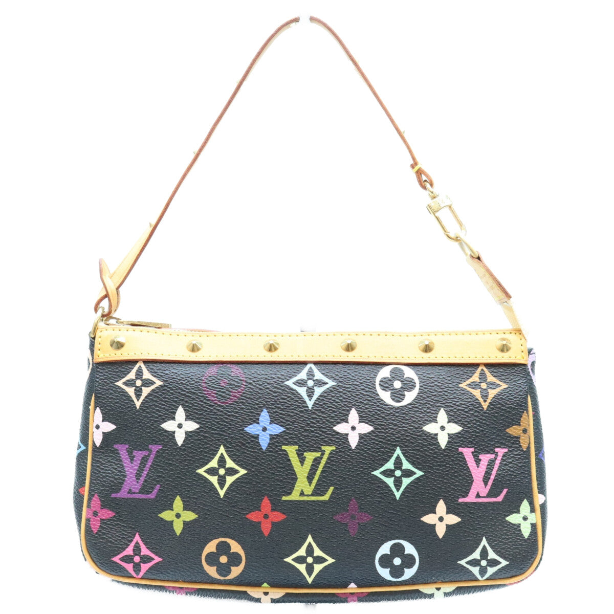 LOUIS VUITTON ルイヴィトン 3年 M92648 モノグラムマルチカラー ノワール ポシェット アクセソワール ハンドバッグ