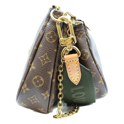 LOUIS VUITTON ルイヴィトン 20年 M44813 モノグラム カーキ ミュルティポシェットアクセソワール ショルダーバッグ ショルダーバッグ