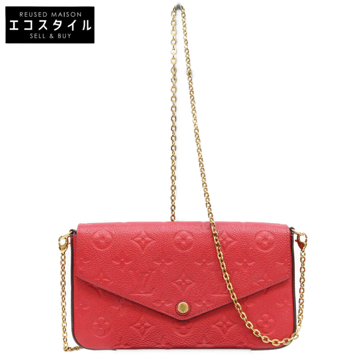 LOUIS VUITTON ルイヴィトン 20年 M63700 モノグラム アンプラント スリーズ ポシェットフェリシー ショルダーバッグ