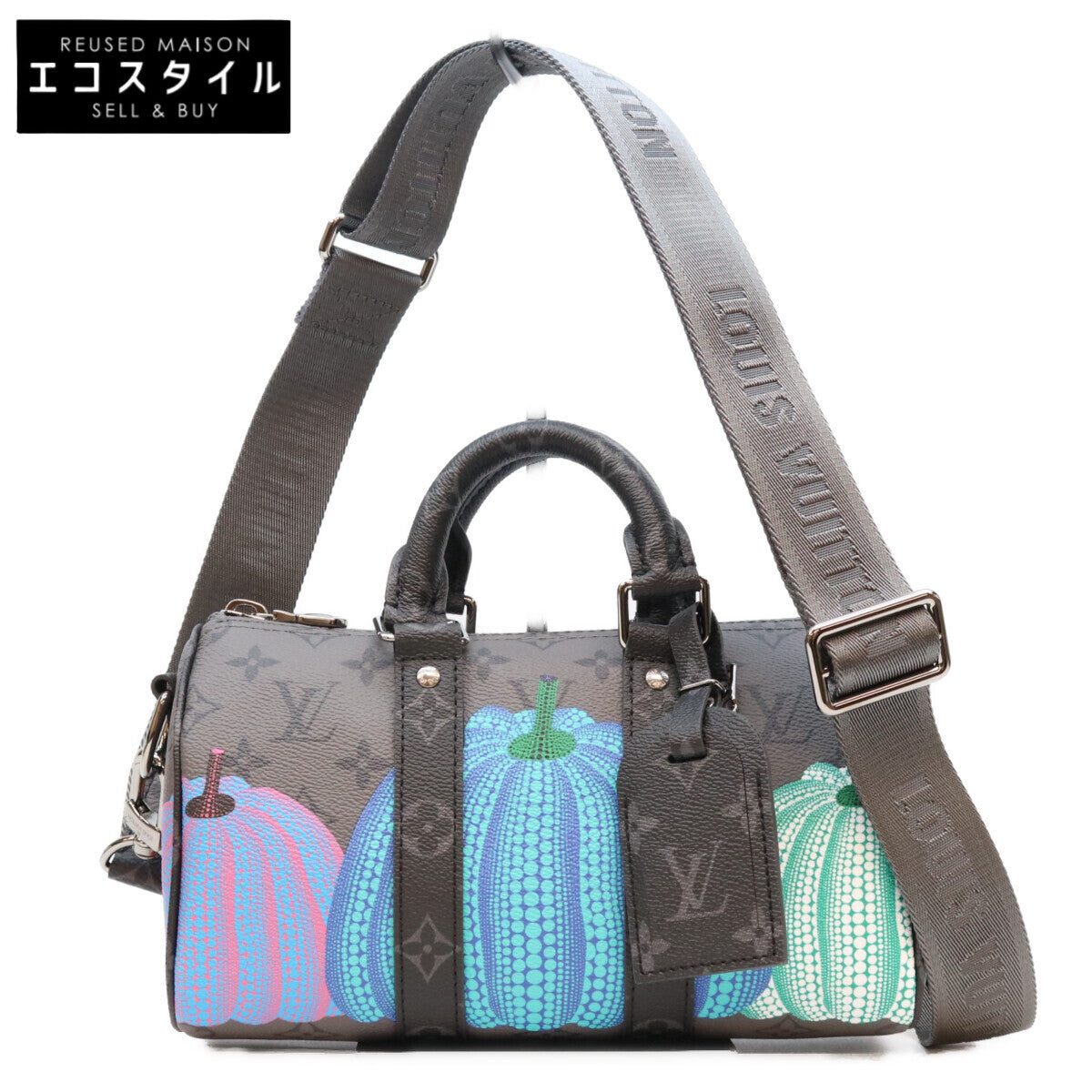 LOUIS VUITTON ルイヴィトン ×草間彌生 23年 M46437 キーポルバンドリエール 25 ボストンバック ショルダーバッグ