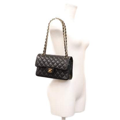 CHANEL シャネル 19番 AO1113 黒 ラム G金具 マトラッセ23 ショルダーバック ショルダーバッグ